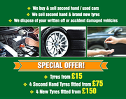 Tyre fitting and Second-hand tyres services in Oxford